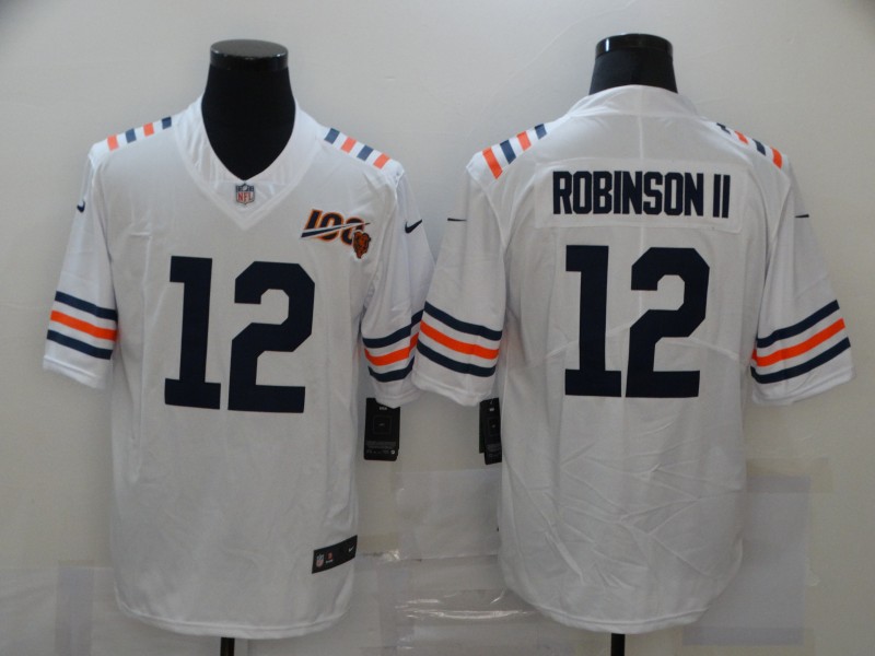Men's Chicago Bears Allen Robinson II #12 White Jersey
